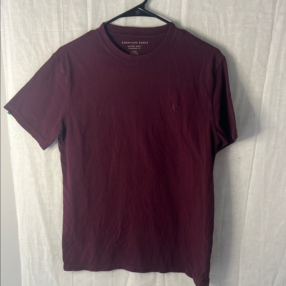 American‎ Eagle Outfitters Red Classic Short Sleeve Tee # 2  A